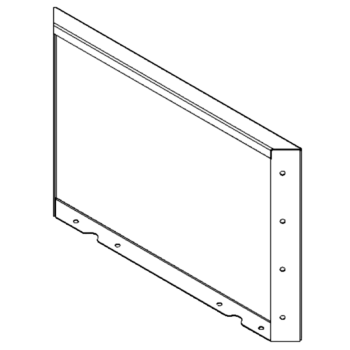 Corten čelični vrtni panel 40 x 60 cm