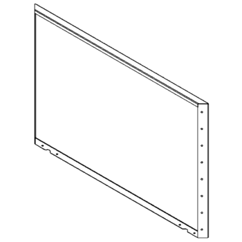 Corten čelični vrtni panel 80 x 120 cm