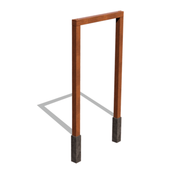 Corten čelična pergola ravno 150 cm