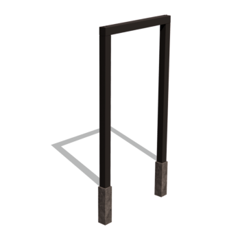 Praškasto lakirane čelična pergola ravno 150 cm