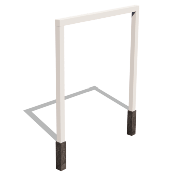 Praškasto lakirane čelična pergola ravno 250 cm