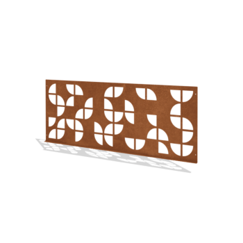 Corten čelična dekorativna ograda G 149 x 60 cm