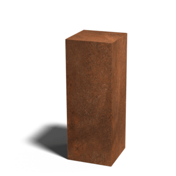 Corten čelična cokola Ohio 30 x 30 x 80 cm