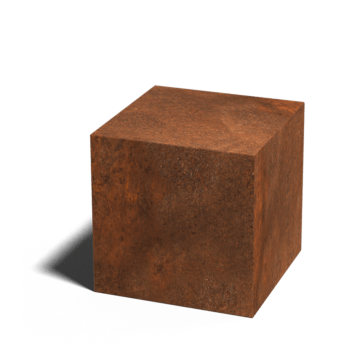 Corten čelična cokola Ohio 40 x 40 x 40 cm