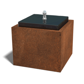 Corten čelični vodeni ukras 50 x 50 x 40 cm