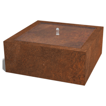 Corten čelična fontana 100 x 100 x 40 cm