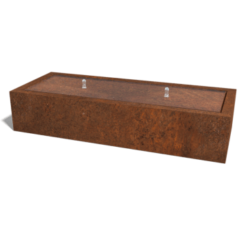 Corten čelična fontana 200 x 80 x 40 cm