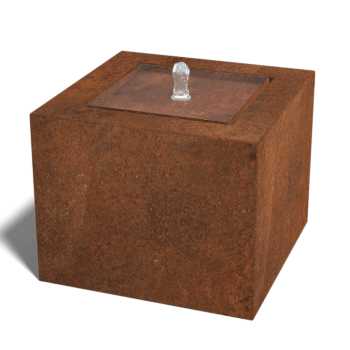 Corten čelična fontana 50 x 50 x 40 cm