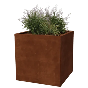 Corten čelik tegla za cvijeće - Kvadrat - 70 x 70 cm