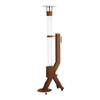 Grijač na pelete za terasu - Rocket - Corten