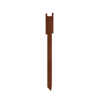 Tlo-klin od Corten čelika - Visina vrtnog ruba XL 45 cm