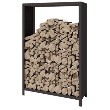 Čelično spremište za drva - Indiana - 120 x 40 x 180 cm - Druga RAL boja