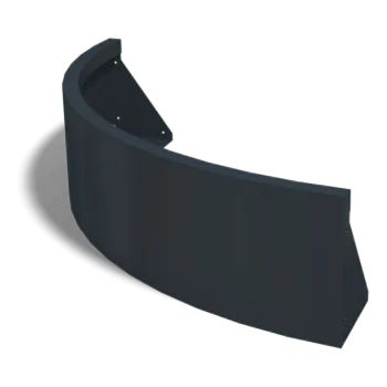 Čelični potporni zid - Vanjski luk - 100 x 100 x 30 cm