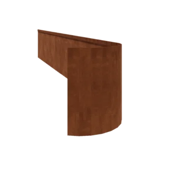Corten čelik vrtnog ruba - Zgnječen FLEX - Visina 45 cm - 150 cm