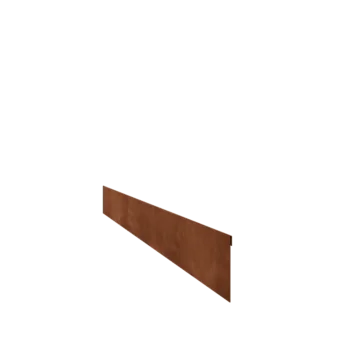Corten čelik vrtnog ruba - Zgnječen - Visina 13 cm - 150 cm