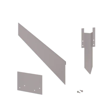 Pocinčani čelik vrtnog ruba - Zgnječen - Visina 13 cm - Kompletan set 15 metru