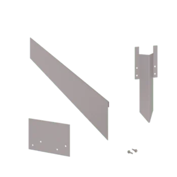 Pocinčani čelik vrtnog ruba - Zgnječen - Visina 13 cm - Kompletan set 24 metru