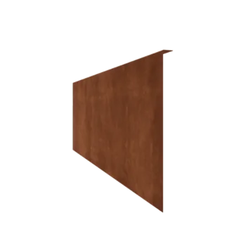 Corten čelik vrtnog ruba - Savijen - Visina 45 cm - 150 cm