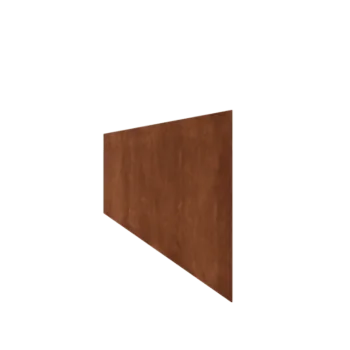Corten čelik vrtnog ruba - Ravno - Visina 37,5 cm - 150 cm