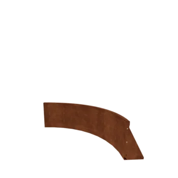 Corten čelik potporni zid - Unutarnji luk - 100 x 100 x 40 cm