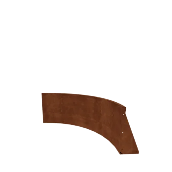 Corten čelik potporni zid - Unutarnji luk - 100 x 100 x 50 cm