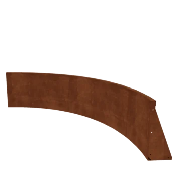Corten čelik potporni zid - Unutarnji luk - 150 x 150 x 50 cm