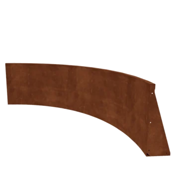 Corten čelik potporni zid - Unutarnji luk - 150 x 150 x 60 cm