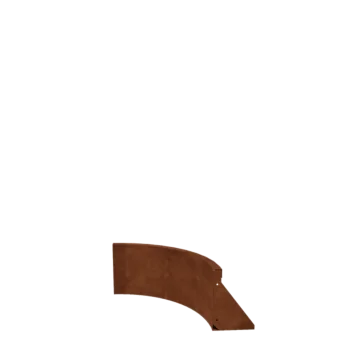 Corten čelik potporni zid - Unutarnji luk - 50 x 50 x 30 cm