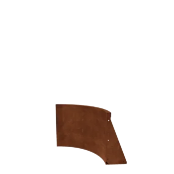 Corten čelik potporni zid - Unutarnji luk - 50 x 50 x 50 cm