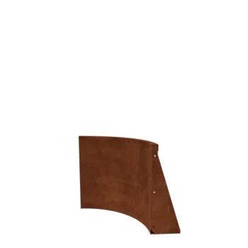 Corten čelik potporni zid - Unutarnji luk - 50 x 50 x 60 cm