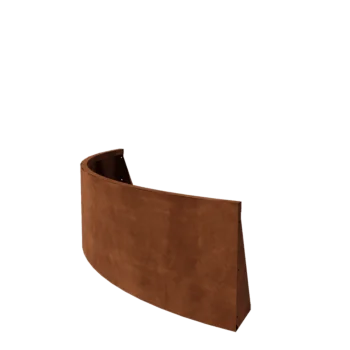 Corten čelik potporni zid - Vanjski luk - 150 x 150 x 50 cm