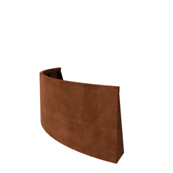Corten čelik potporni zid - Vanjski luk - 150 x 150 x 60 cm