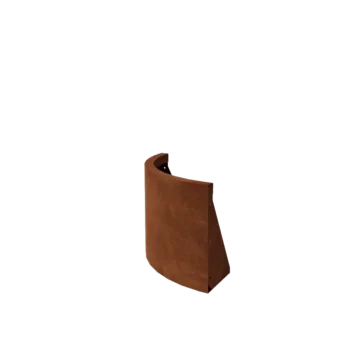 Corten čelik potporni zid - Vanjski luk - 50 x 50 x 40 cm