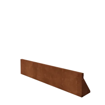 Corten čelik potporni zid - Ravno - 150 x 30 cm