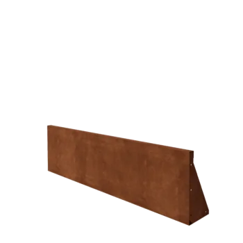 Corten čelik potporni zid - Ravno - 150 x 40 cm