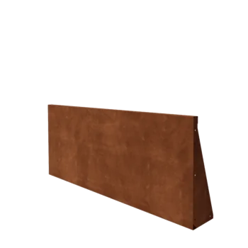 Corten čelik potporni zid - Ravno - 150 x 60 cm