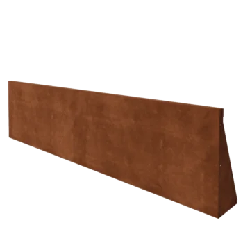 Corten čelik potporni zid - Ravno - 200 x 50 cm