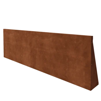 Corten čelik potporni zid - Ravno - 200 x 60 cm
