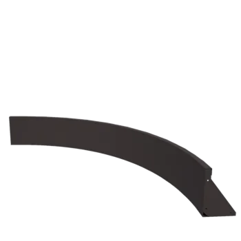 Čelični potporni zid - Unutarnji luk - 150 x 150 x 30 cm - RAL7016 mat (antracit siva)