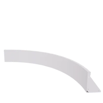 Čelični potporni zid - Unutarnji luk - 150 x 150 x 30 cm - RAL9010 mat (bijela)