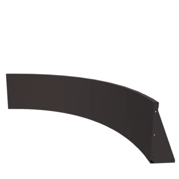 Čelični potporni zid - Vanjski luk - 150 x 150 x 50 cm - Druga RAL boja