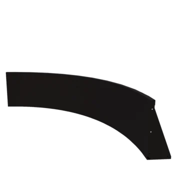 Čelični potporni zid - Unutarnji luk - 150 x 150 x 50 cm - RAL9005 mat (crna)
