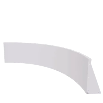 Čelični potporni zid - Unutarnji luk - 150 x 150 x 50 cm - RAL9010 mat (bijela)