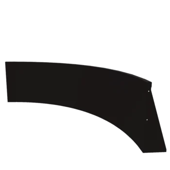 Čelični potporni zid - Unutarnji luk - 150 x 150 x 60 cm - RAL9005 mat (crna)