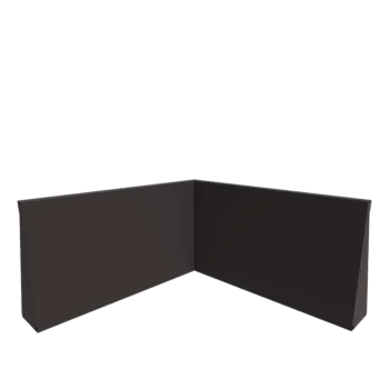 Čelični potporni zid - Unutarnji kut - 100 x 100 x 60 cm - Druga RAL boja