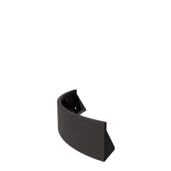 Čelični potporni zid - Vanjski luk - 100 x 100 x 30 cm - Druga RAL boja