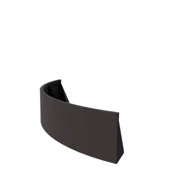 Čelični potporni zid - Vanjski luk - 150 x 150 x 40 cm - RAL7016 mat (antracit siva)