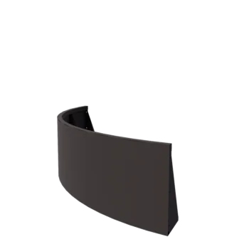 Čelični potporni zid - Vanjski luk - 150 x 150 x 50 cm - RAL7016 mat (antracit siva)