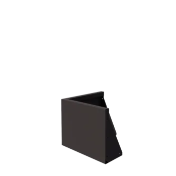 Čelični potporni zid - Vanjski kut - 50 x 50 x 40 cm - Druga RAL boja