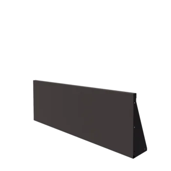 Čelični potporni zid - Ravno - 150 x 50 cm - RAL7016 mat (antracit siva)